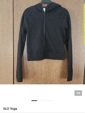 Alo Yoga Size Large Ribbed Jacket